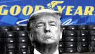 "ترامب" يهاجم شركة إطارات أمريكية.. معركة الملابس الحمراء