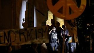 جانب من فعاليات حركة حياة السود مهمة في بورتلاند- رويترز