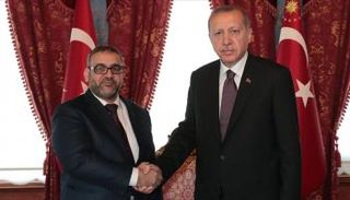 المشري وأردوغان - أرشيفية