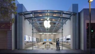 أحد فروع شركة أبل العالمية - أرشيفية