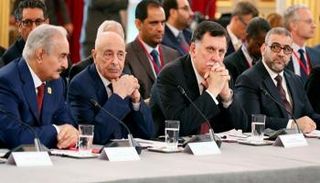 فرقاء ليبيا في أحد اللقاءات السابقة - أرشيفية