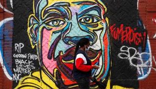 جدارية لجورج فلويد