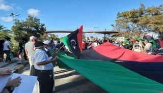 جانب من المظاهرات ضد السراج بشوارع طرابلس 