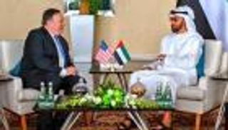 محمد بن زايد وبومبيو يبحثان تعزيز معاهدة السلام مع إسرائيل