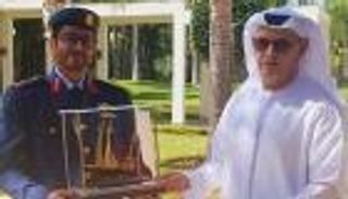 الظاهري يكرّم الكعبي إثر تعيينه ملحقا عسكريا بسفارة الإمارات بالمغرب