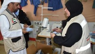 جانب من أنشطة تمكين المرأة في المخيم السوري