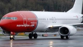 إحدى طائرات الخطوط الجوية النرويجية