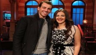 دنيا سمير غانم وزوجها رامي رضوان