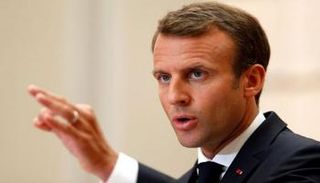 الرئيس الفرنسي إيمانويل ماكرون