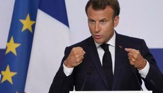 الرئيس الفرنسي إيمانويل ماكرون