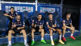 لاعبو الهلال السعودي