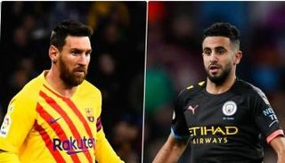 رياض محرز وليونيل ميسي