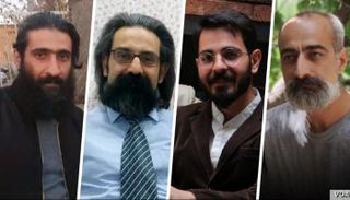 صورة للنشطاء الأربعة الذين أجبروا على العيش في المنفى الداخلي