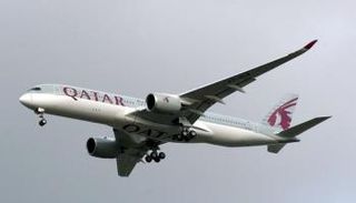 طائرة تابعة للخطوط القطرية