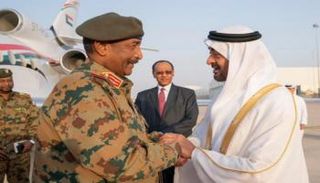 الشيخ محمد بن زايد آل نهيان والفريق أول عبدالفتاح البرهان - أرشيفية