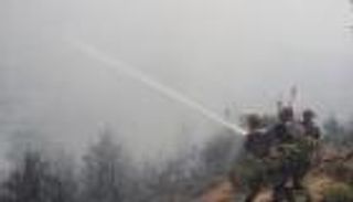 بالصور.. حريق هائل في الأردن