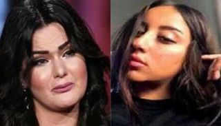 نازلي ابنة الفنانة نهى العمروسي (يمين) وسما المصري (يسار)