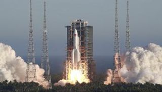 صورة أرشيفية لإطلاق مركبة فضائية