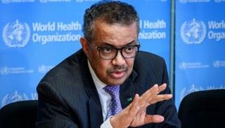 المدير العام لمنظمة الصحة العالمية تيدروس أدهانوم جيبريسوس