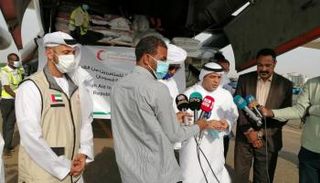 وصول طائرة إغاثة إماراتية للسودان