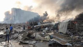 صورة أرشيفية لانفجار مرفأ بيروت