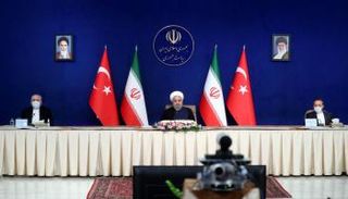 جانب من الاجتماع بين طهران وأنقرة