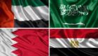 "الرباعية العربية" تطالب بوقف تدخلات إيران وردع النظام التركي