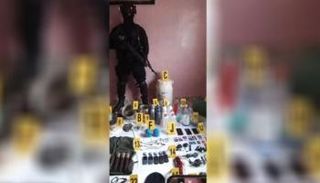 مضبوطات بعد توقيف عناصر الخلية الإرهابية