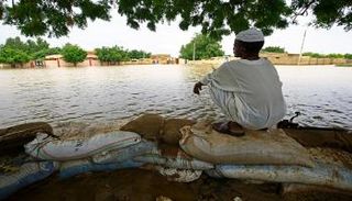 آثار الفيضانات في السودان - أ.ف.ب