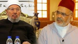 يوسف القرضاوي وأحمد الريسوني 