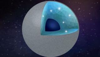 رسم توضيحي لكوكب يمكن أن تكون من الألماس والسيليكا