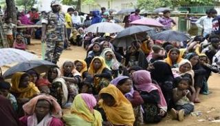 مهجرون قسرا من الروهينجا في بنجلاديش
