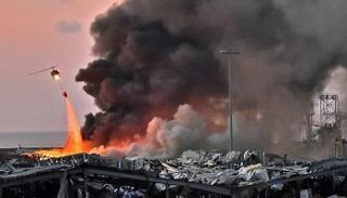 آثار انفجار مرفأ بيروت - أرشيفية