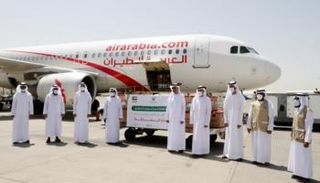 طائرة مساعدات إماراتية لمتضرري فيضانات السودان