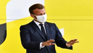  الرئيس الفرنسي إيمانويل ماكرون