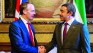 الإمارات وبريطانيا تبحثان دعم السلام والعلاقات المتميزة 