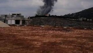 صورة متداولة لموقع الانفجار