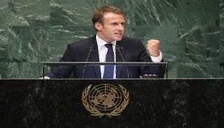 الرئيس الفرنسي إيمانويل ماكرون