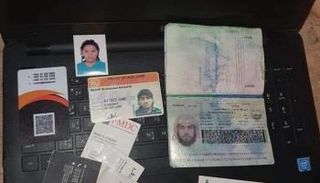 متعلقات عناصر التنظيم التي تم العثور عليها أثناء العملية