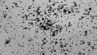 مخطط البحث عن 70 نجمة متغيرة