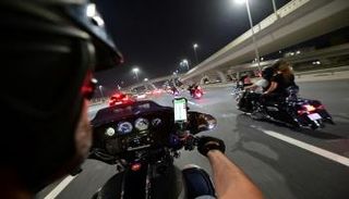 أعضاء في نادي هارلي ديفيدسون - أ ف ب