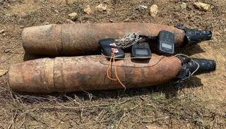 جانب من المتفجرات المضبوطة بجوبالاند