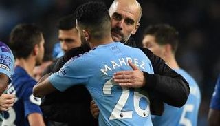 رياض محرز مع جوارديولا