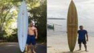 فقد لوح تزلجه في هاواي ليعثر عليه بالفلبين بعد عامين