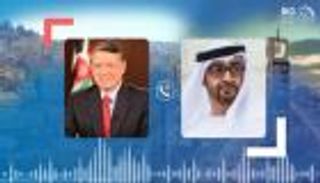 محمد بن زايد والعاهل الأردني يبحثان العلاقات الثنائية