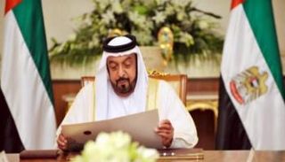 الشيخ خليفة بن زايد آل نهيان رئيس دولة الإمارات