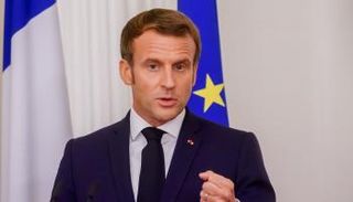 الرئيس الفرنسي خلال مؤتمر صحفي في لاتفيا - الفرنسية