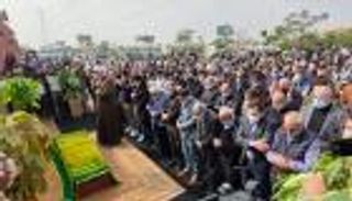 بالصور.. تشييع جثمان وحيد حامد بحضور نجوم الفن 