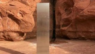 المسلة التي ظهرت في ولاية يوتا الأمريكية