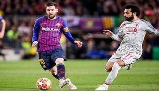 محمد صلاح وليونيل ميسي